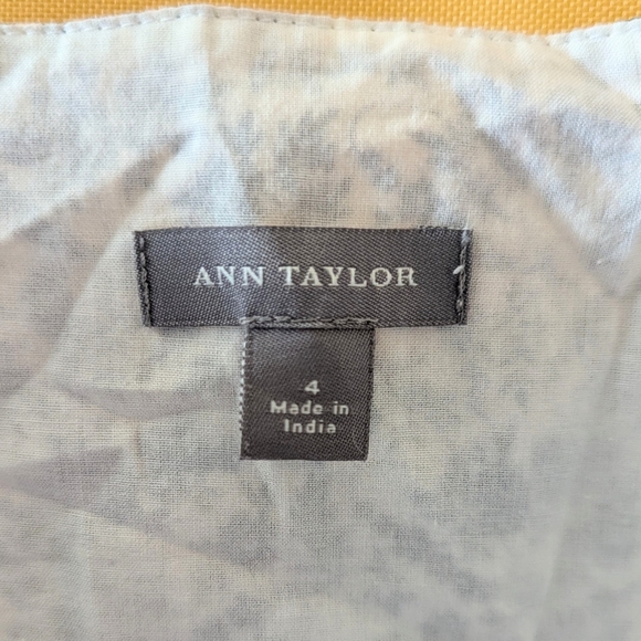 Vintage Ann Taylor Black White Floral Cami Lace Tank Top Coquette Y2K Slip Ditsy - Picture 4 of 11